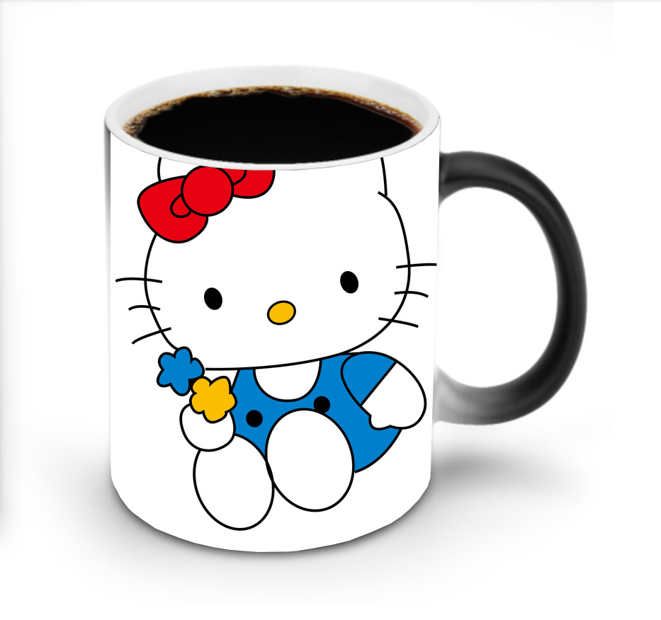 （画像用） Hello Kitty ハローキティ 温度変色マグカップ