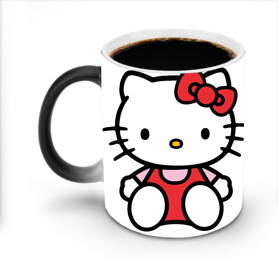（画像用） Hello Kitty ハローキティ 温度変色マグカップ