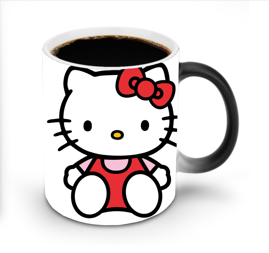 （画像用） Hello Kitty ハローキティ 温度変色マグカップ