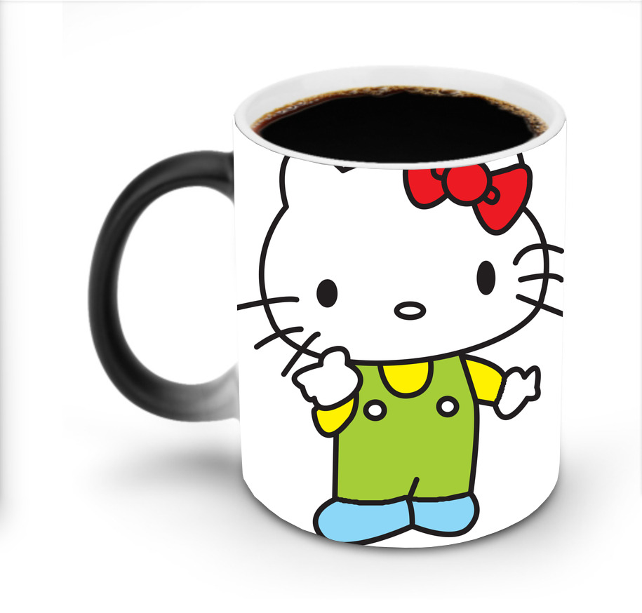 （画像用） Hello Kitty ハローキティ 温度変色マグカップ