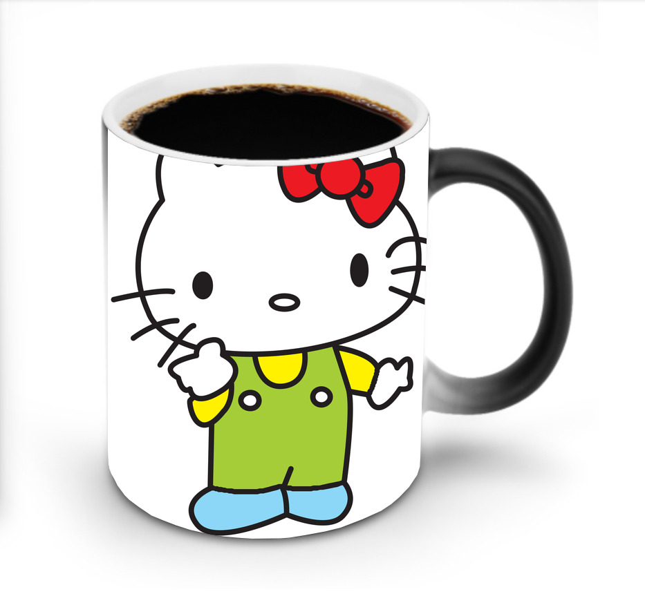 （画像用） Hello Kitty ハローキティ 温度変色マグカップ