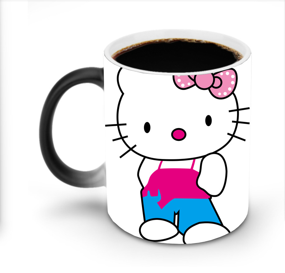 （画像用） Hello Kitty ハローキティ 温度変色マグカップ