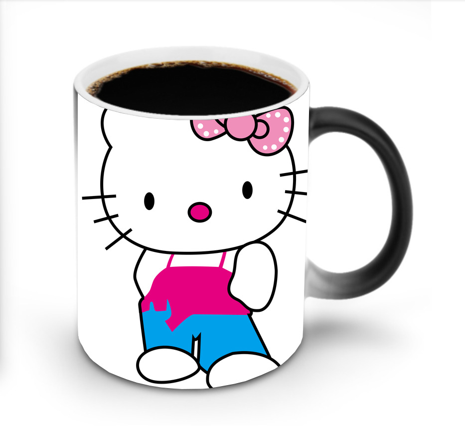 （画像用） Hello Kitty ハローキティ 温度変色マグカップ