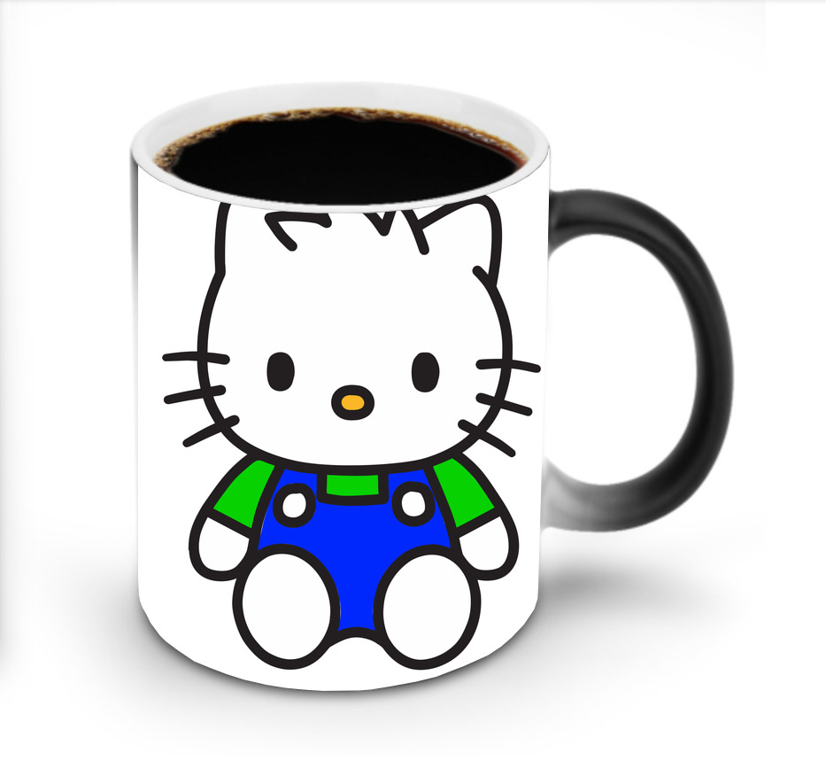 （画像用） Hello Kitty ハローキティ 温度変色マグカップ