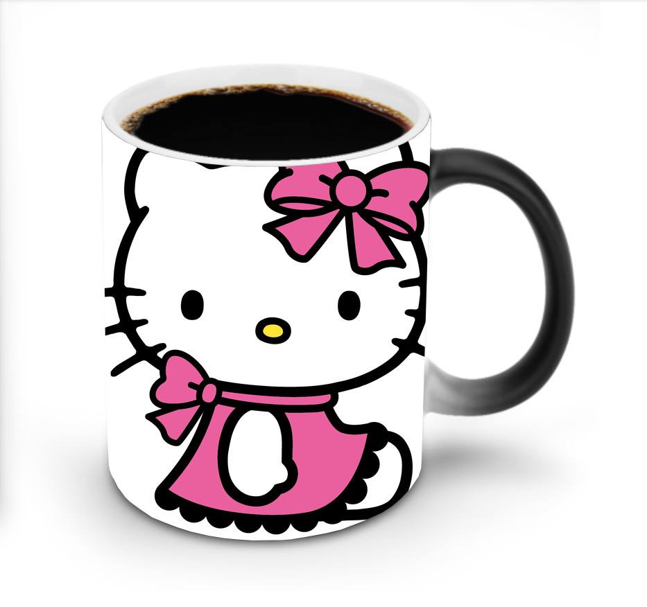 （画像用） Hello Kitty ハローキティ 温度変色マグカップ