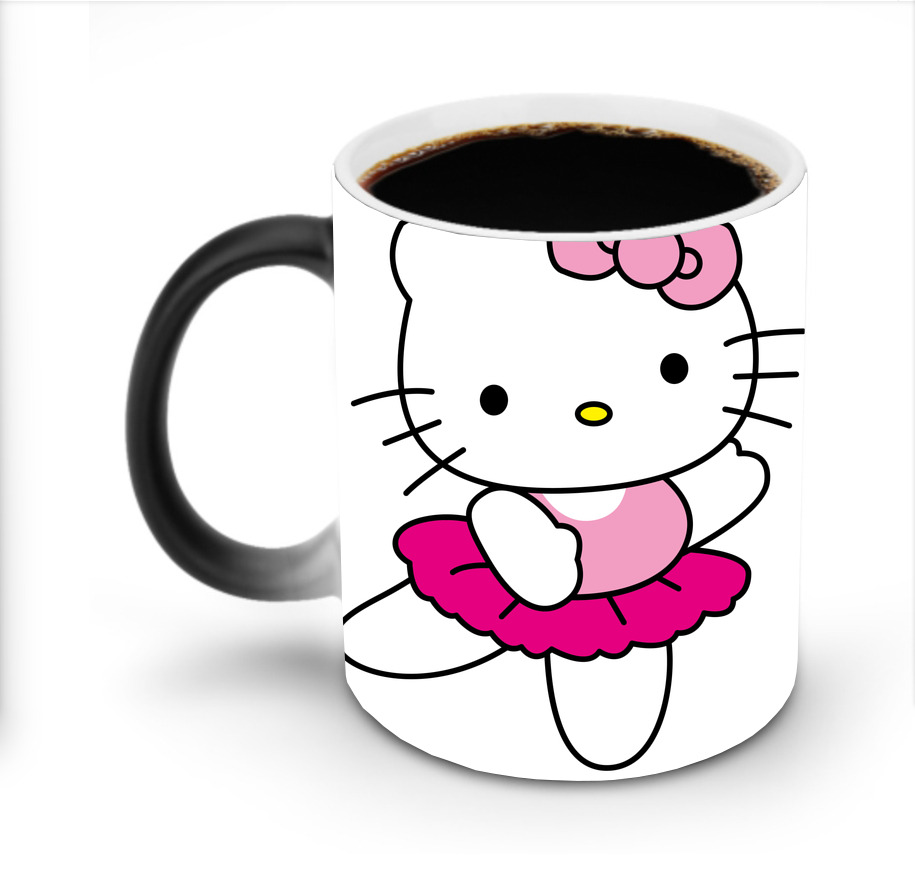 （画像用） Hello Kitty ハローキティ 温度変色マグカップ