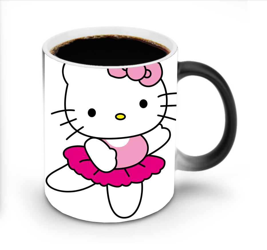 （画像用） Hello Kitty ハローキティ 温度変色マグカップ