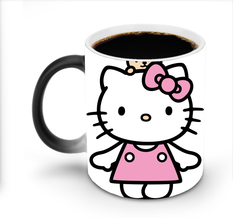 （画像用） Hello Kitty ハローキティ 温度変色マグカップ