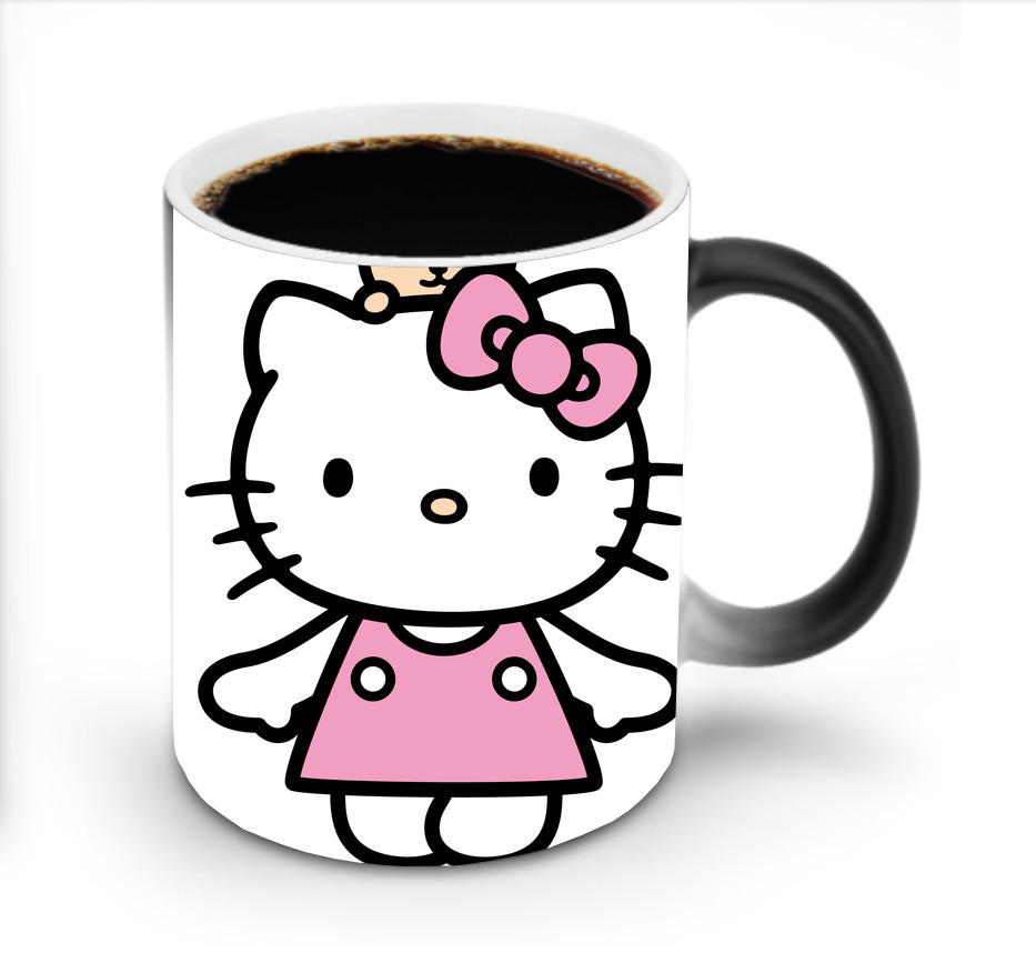 （画像用） Hello Kitty ハローキティ 温度変色マグカップ