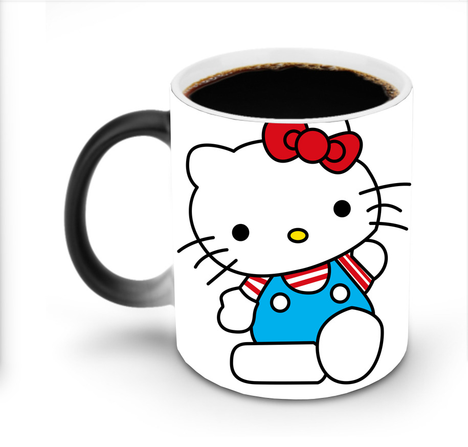 （画像用） Hello Kitty ハローキティ 温度変色マグカップ
