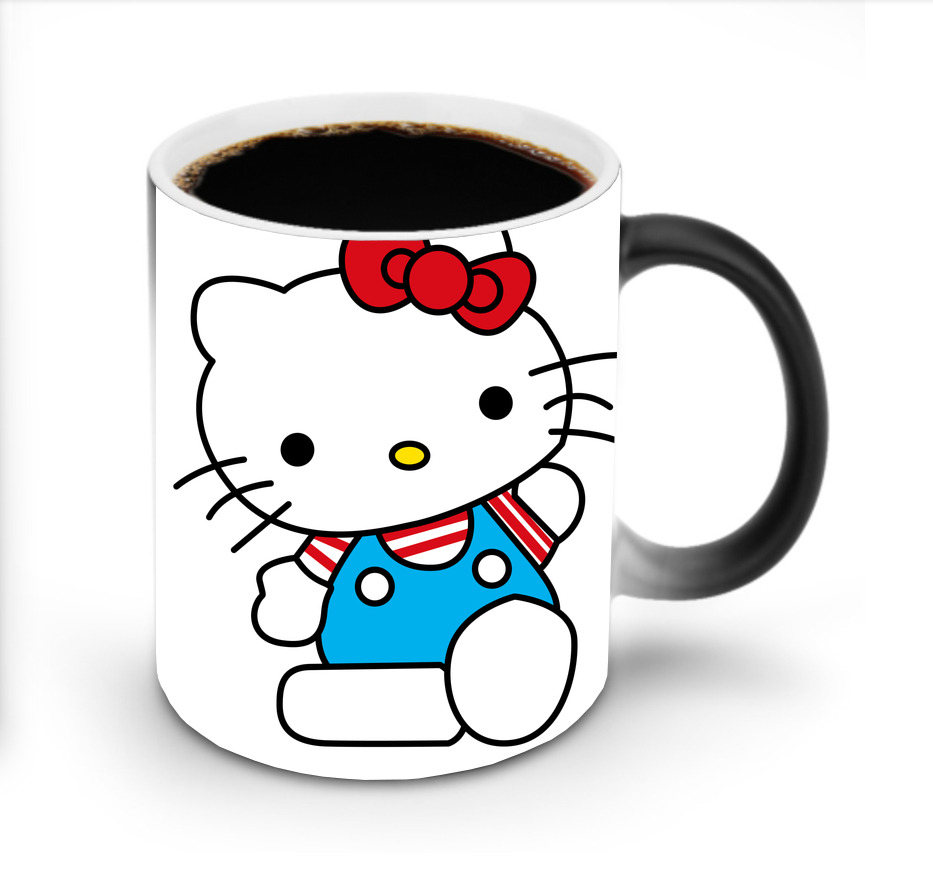 （画像用） Hello Kitty ハローキティ 温度変色マグカップ