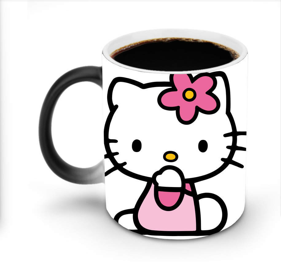 （画像用） Hello Kitty ハローキティ 温度変色マグカップ