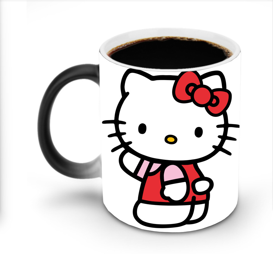 （画像用） Hello Kitty ハローキティ 温度変色マグカップ