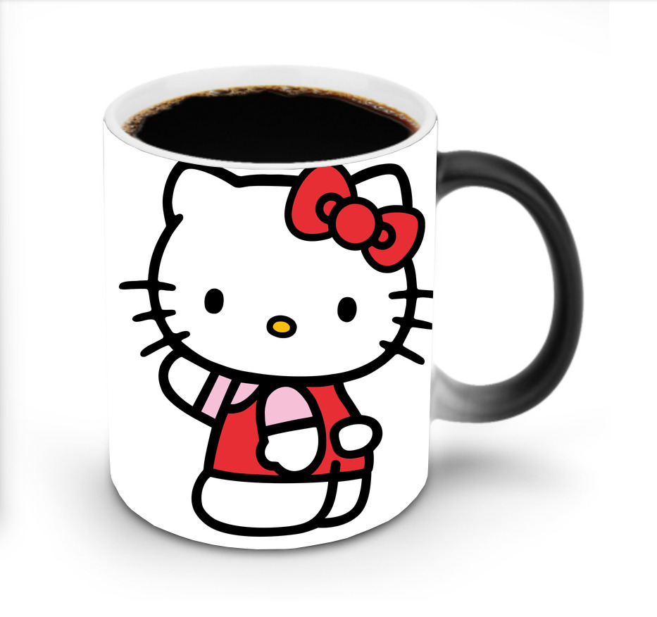 （画像用） Hello Kitty ハローキティ 温度変色マグカップ