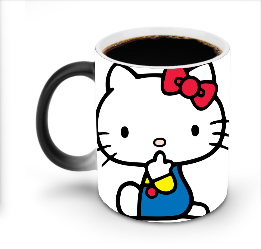 （画像用） Hello Kitty ハローキティ 温度変色マグカップ