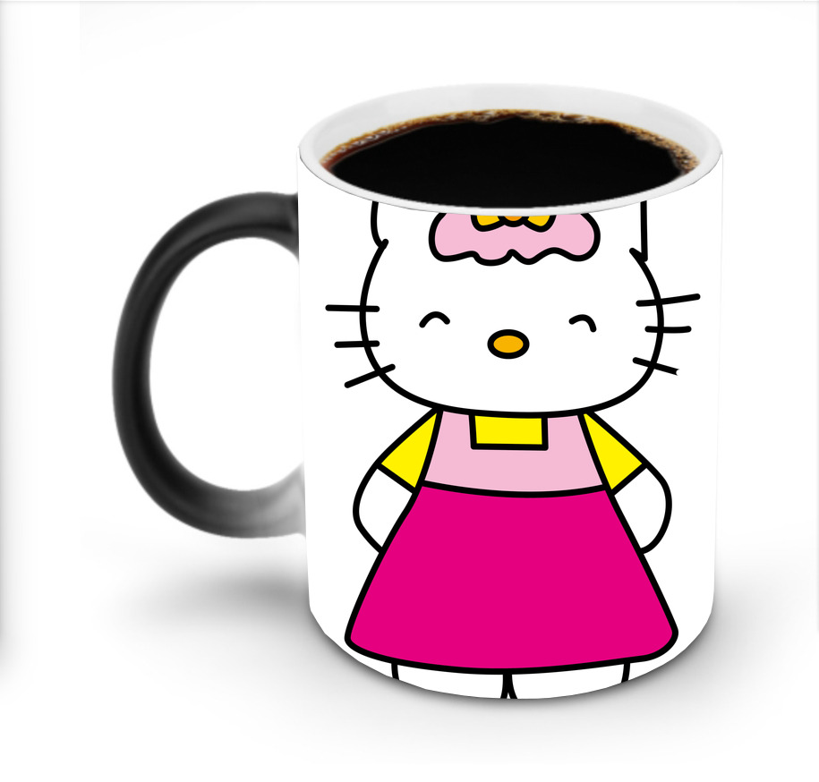 （画像用） Hello Kitty ハローキティ 温度変色マグカップ