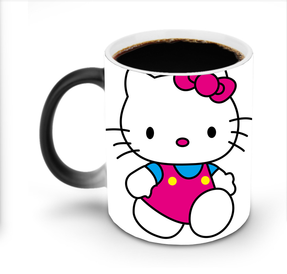 （画像用） Hello Kitty ハローキティ 温度変色マグカップ