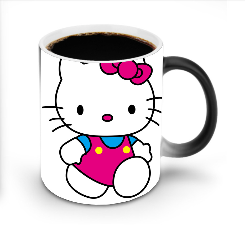 （画像用） Hello Kitty ハローキティ 温度変色マグカップ
