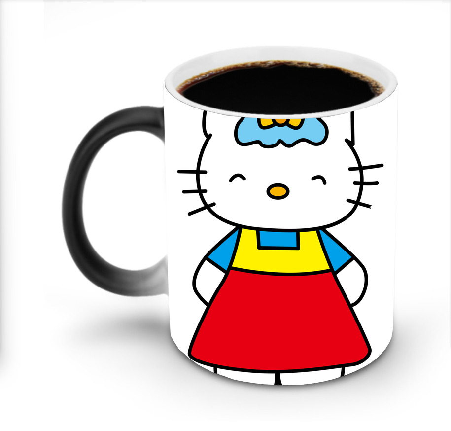 （画像用） Hello Kitty ハローキティ 温度変色マグカップ
