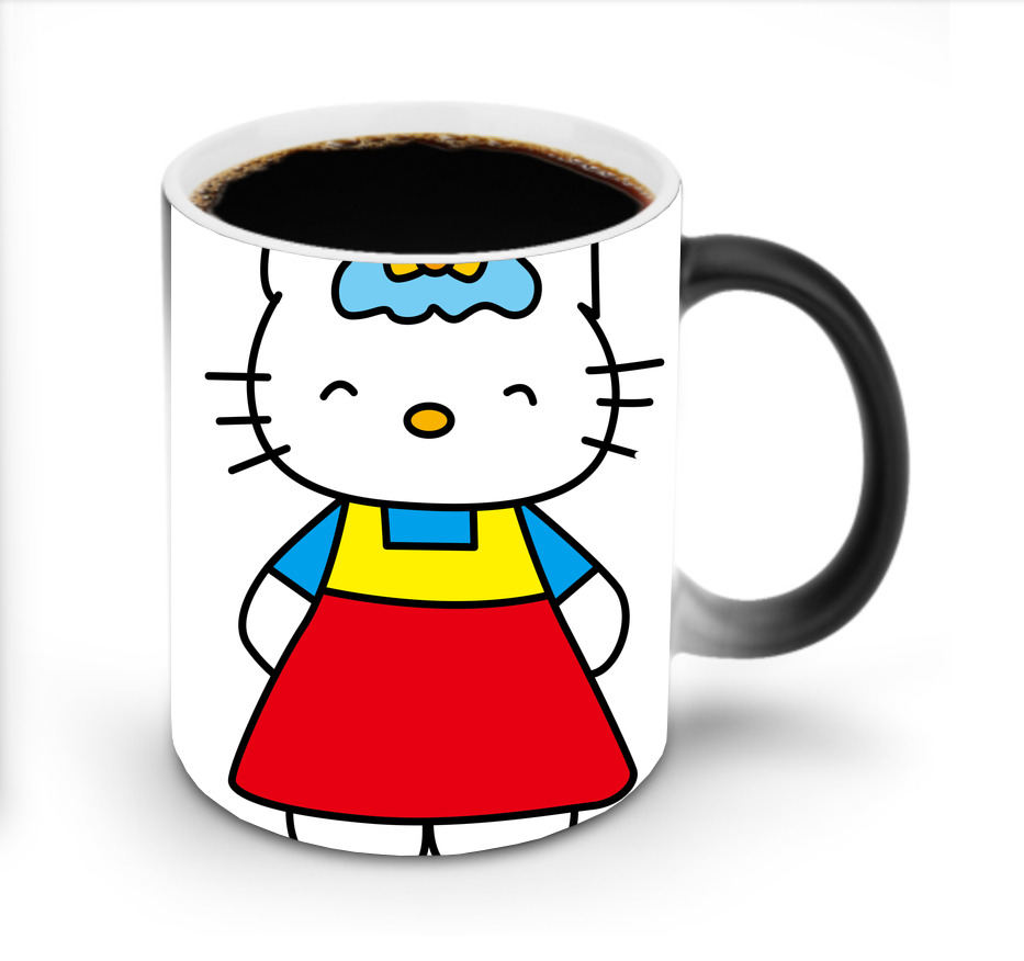 （画像用） Hello Kitty ハローキティ 温度変色マグカップ