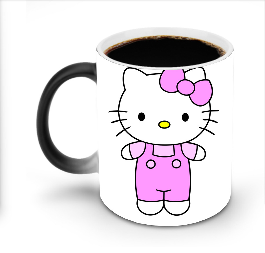 （画像用） Hello Kitty ハローキティ 温度変色マグカップ
