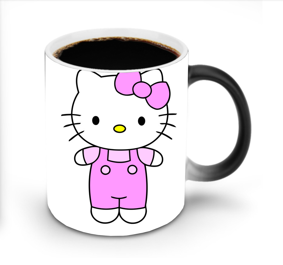 （画像用） Hello Kitty ハローキティ 温度変色マグカップ