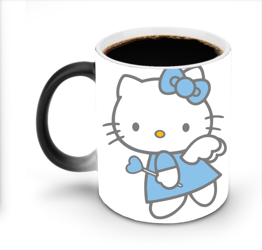 （画像用） Hello Kitty ハローキティ 温度変色マグカップ