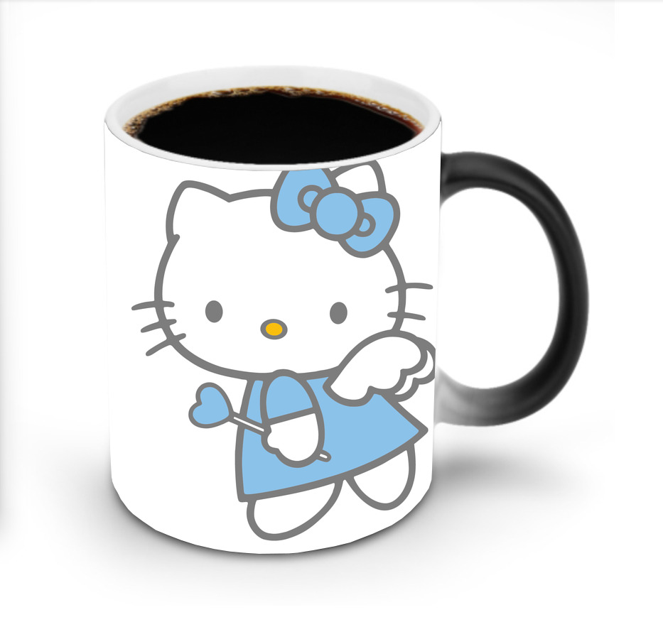 （画像用） Hello Kitty ハローキティ 温度変色マグカップ