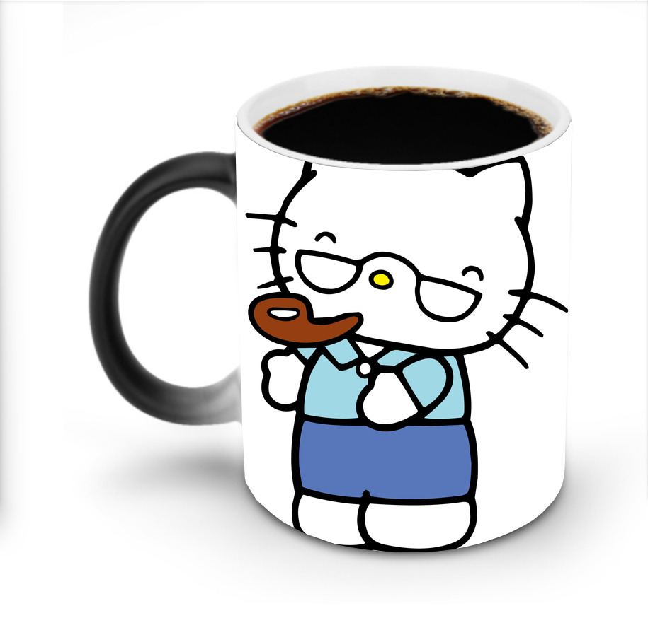 （画像用） Hello Kitty ハローキティ 温度変色マグカップ