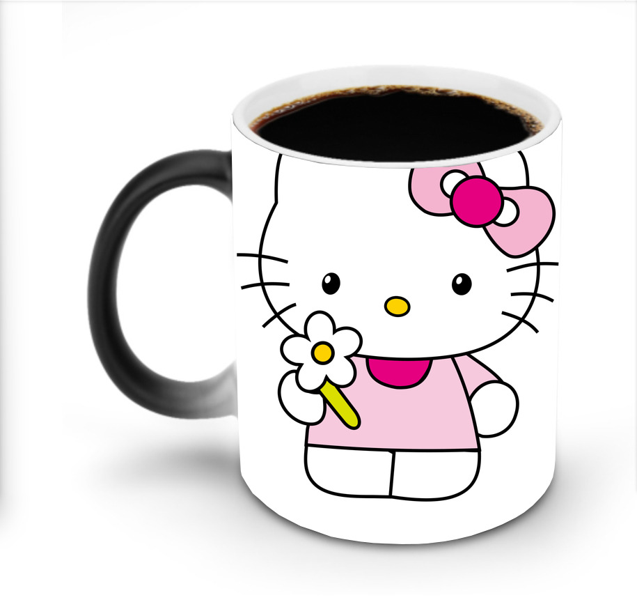 （画像用） Hello Kitty ハローキティ 温度変色マグカップ