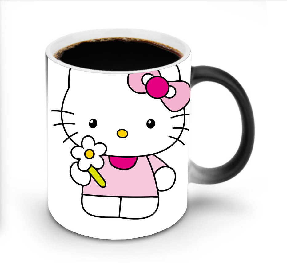 （画像用） Hello Kitty ハローキティ 温度変色マグカップ