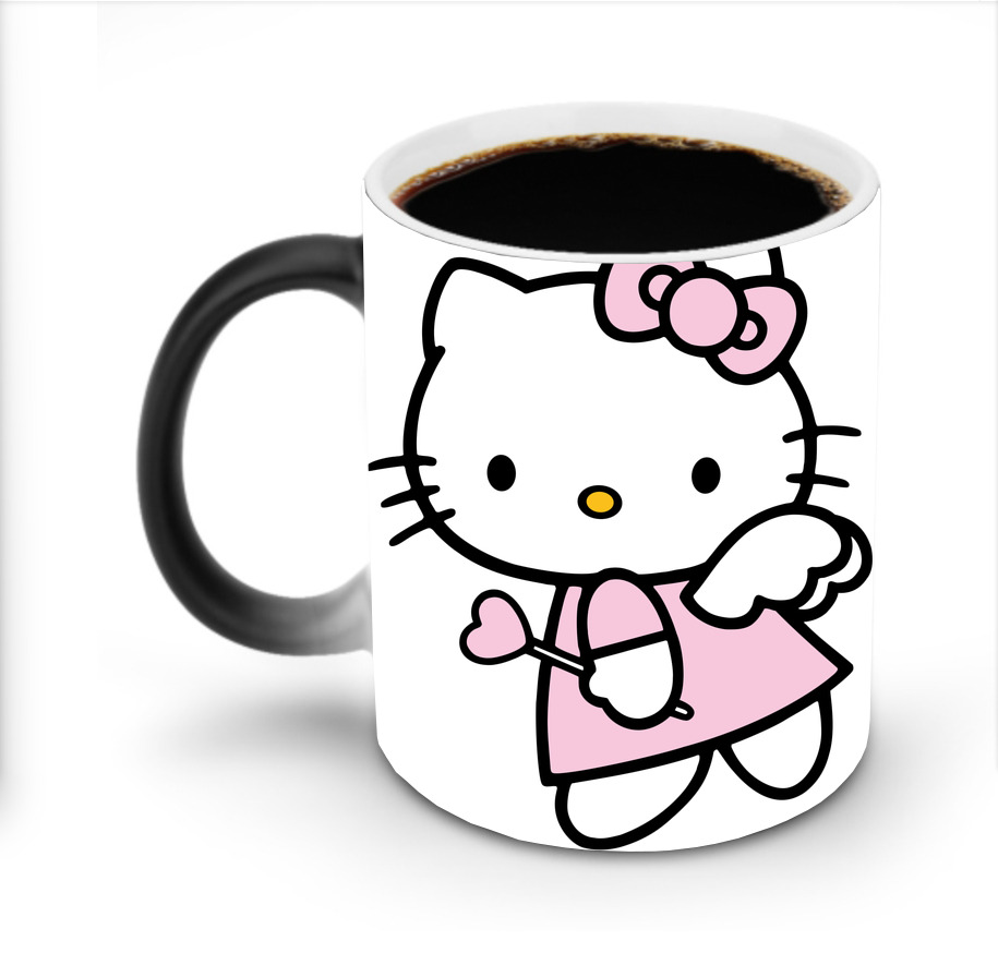 （画像用） Hello Kitty ハローキティ 温度変色マグカップ