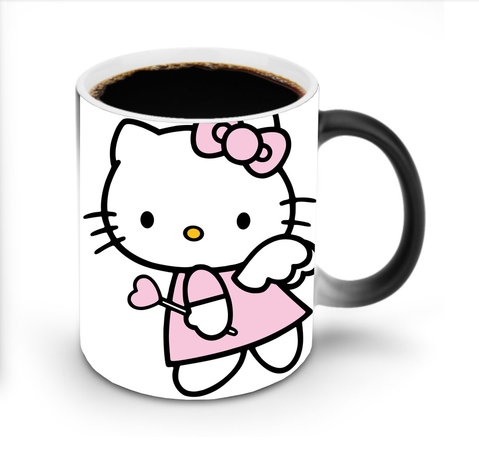 （画像用） Hello Kitty ハローキティ 温度変色マグカップ