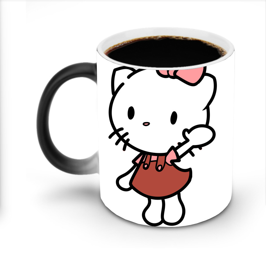 （画像用） Hello Kitty ハローキティ 温度変色マグカップ
