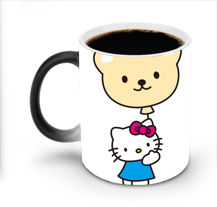 （画像用） Hello Kitty ハローキティ 温度変色マグカップ