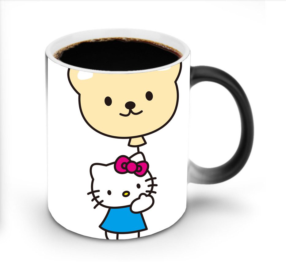 （画像用） Hello Kitty ハローキティ 温度変色マグカップ