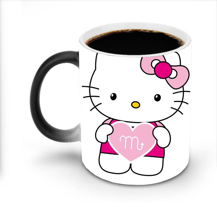 （画像用） Hello Kitty ハローキティ 温度変色マグカップ