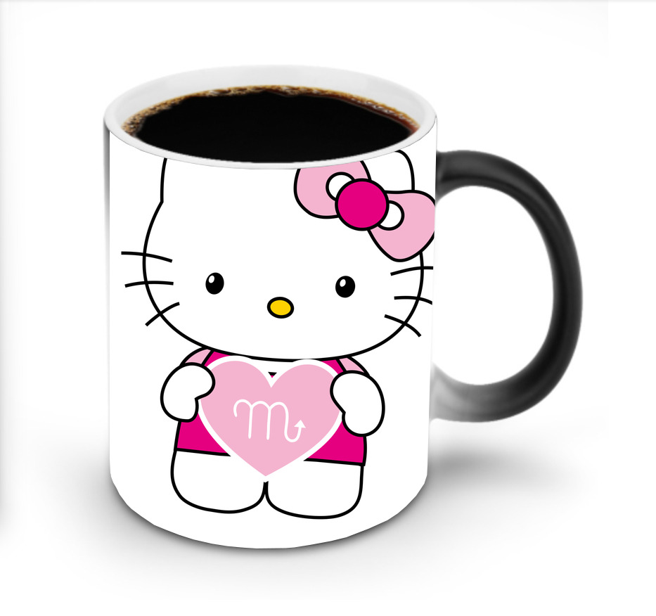 （画像用） Hello Kitty ハローキティ 温度変色マグカップ