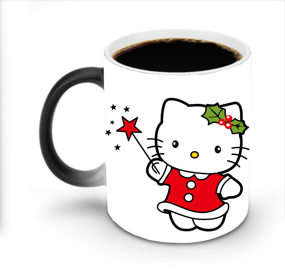（画像用） Hello Kitty ハローキティ 温度変色マグカップ