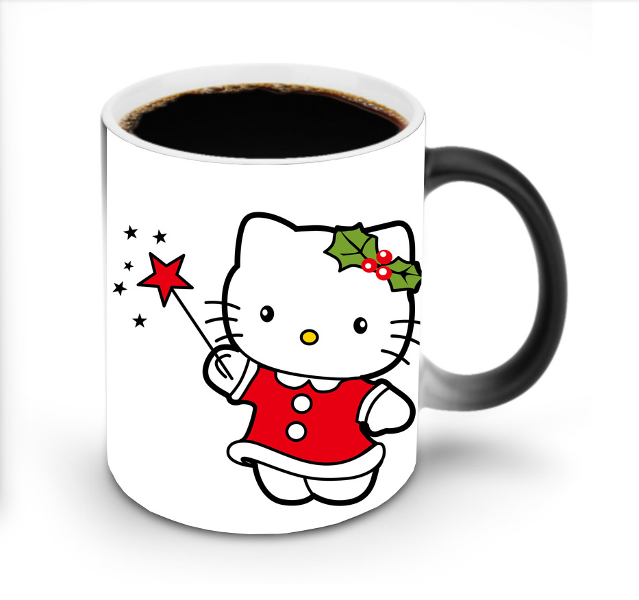 （画像用） Hello Kitty ハローキティ 温度変色マグカップ