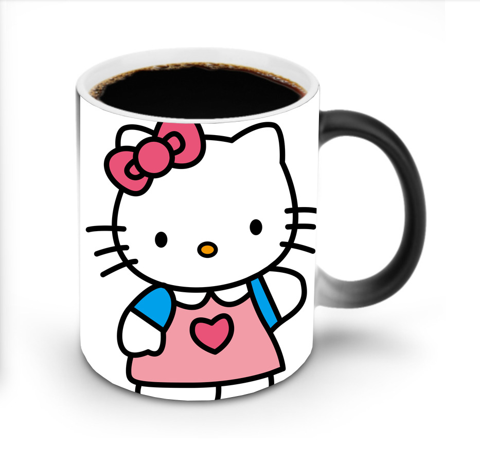 （画像用） Hello Kitty ハローキティ 温度変色マグカップ
