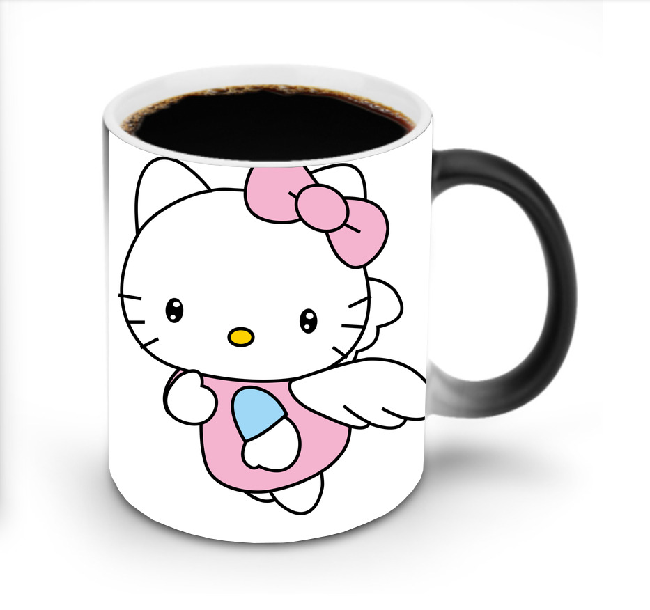 （画像用） Hello Kitty ハローキティ 温度変色マグカップ