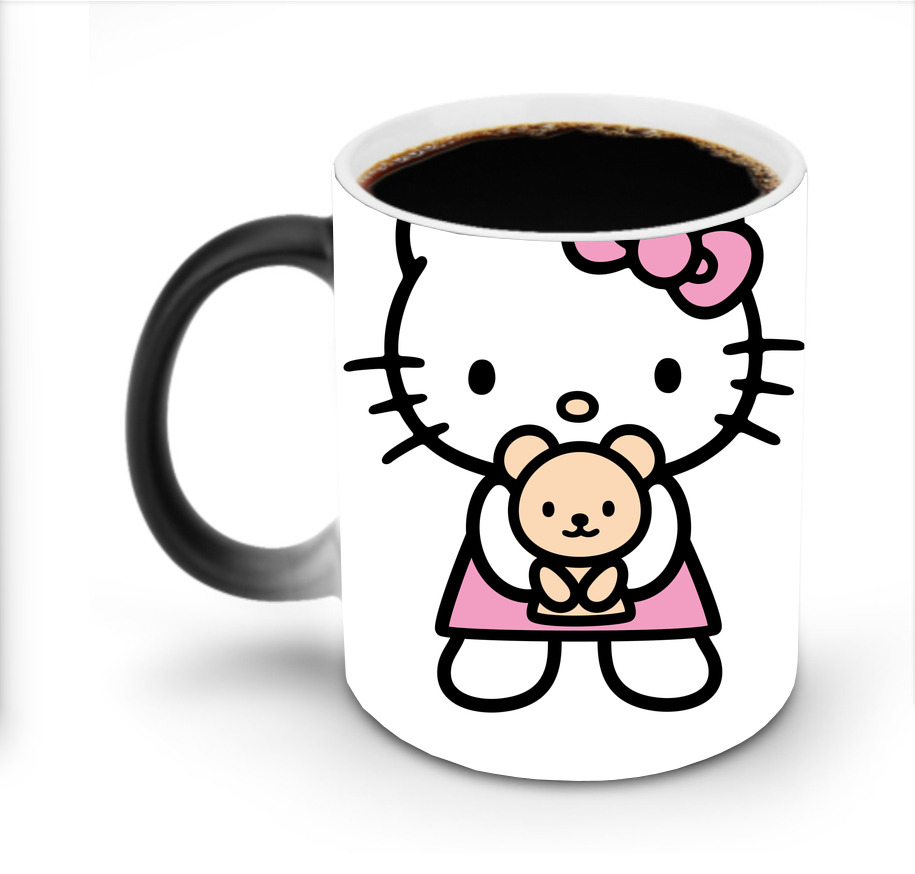 （画像用） Hello Kitty ハローキティ 温度変色マグカップ