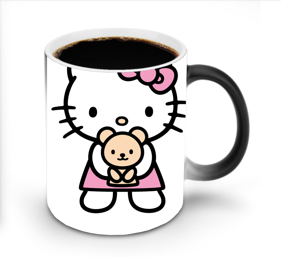 （画像用） Hello Kitty ハローキティ 温度変色マグカップ