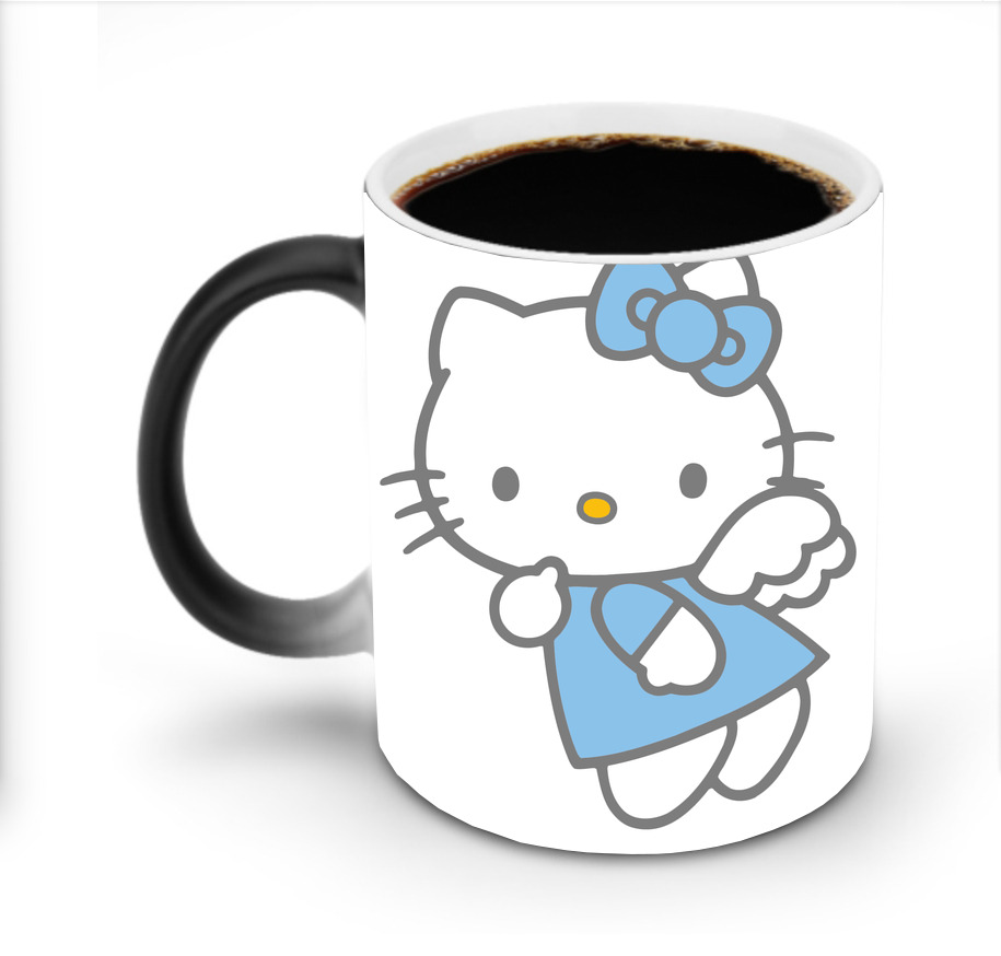 （画像用） Hello Kitty ハローキティ 温度変色マグカップ