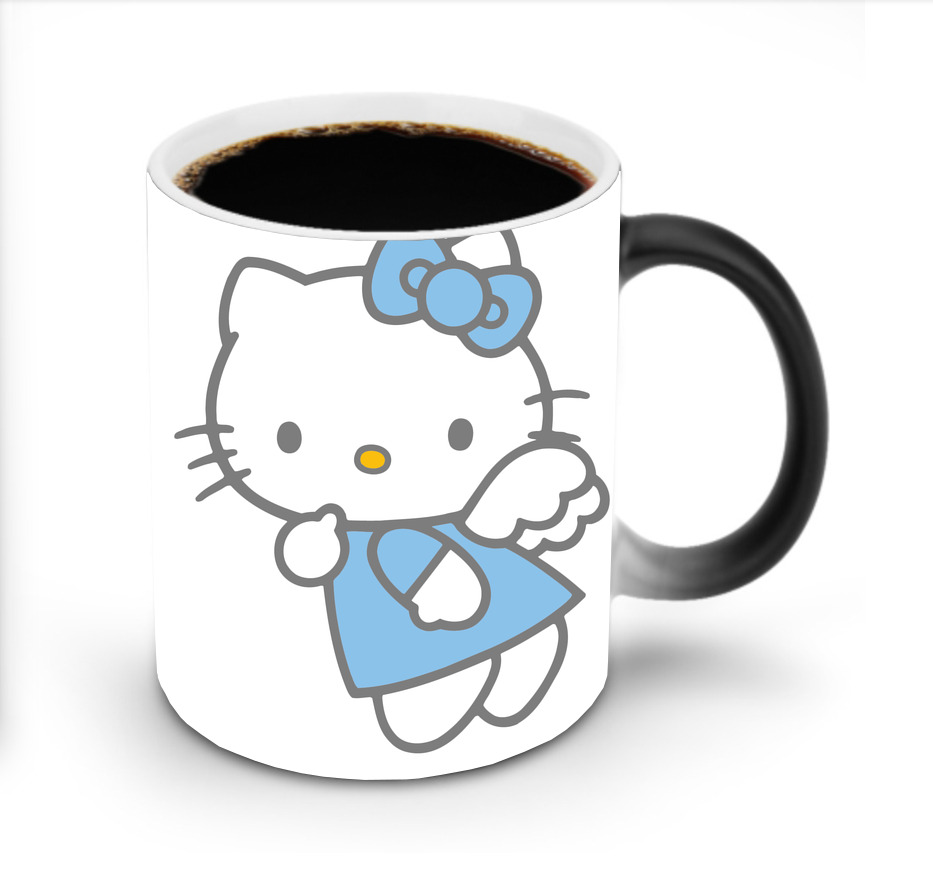 （画像用） Hello Kitty ハローキティ 温度変色マグカップ
