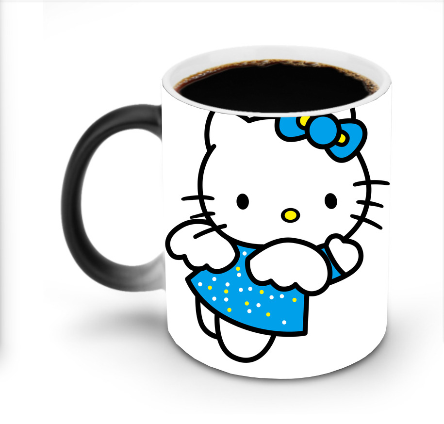 （画像用） Hello Kitty ハローキティ 温度変色マグカップ