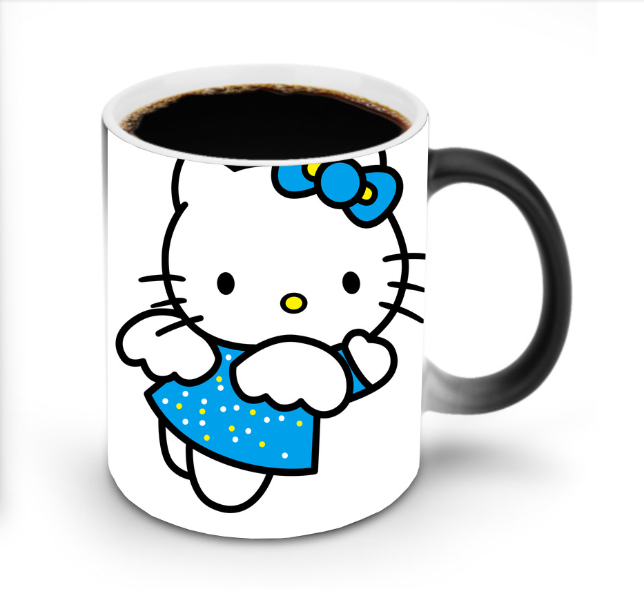 （画像用） Hello Kitty ハローキティ 温度変色マグカップ