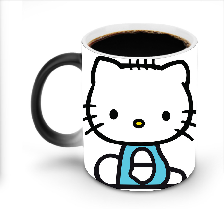 （画像用） Hello Kitty ハローキティ 温度変色マグカップ