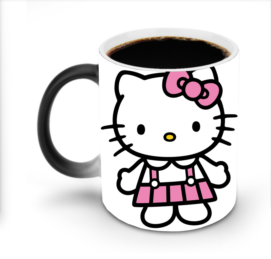（画像用） Hello Kitty ハローキティ 温度変色マグカップ
